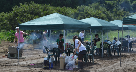 BBQ様子